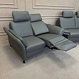 Шкіряний комплект реклайнер Німеччина, фото 7