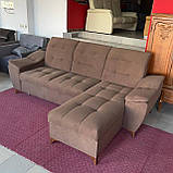 Розкладний диван з нішею коричневого кольору, фото 3
