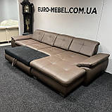 Розкладний шкіряний диван дельфін, фото 3