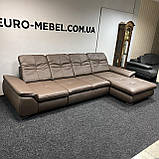 Розкладний шкіряний диван дельфін, фото 9