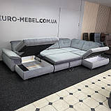 Диван розкладний п-подібної форми, фото 7