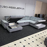 Диван розкладний п-подібної форми, фото 8