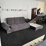 Диван в тканині, кутовий розкладний диван, фото 3