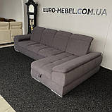 Диван в тканині, кутовий розкладний диван, фото 6