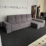 Диван в тканині, кутовий розкладний диван, фото 8