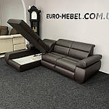 Новий шкіряний кутовий диван «Бестселлер», фото 5