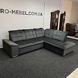 Розкладний диван в тканині, кутовий диван в тканині, фото 2