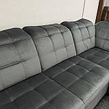 Розкладний диван в тканині, кутовий диван в тканині, фото 6