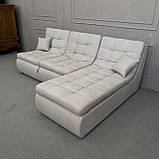 Новий розкладний диван з нішею в тканині купити, фото 4