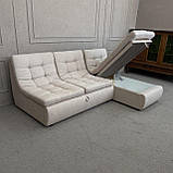 Новий розкладний диван з нішею в тканині купити, фото 5