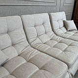 Новий розкладний диван з нішею в тканині купити, фото 10