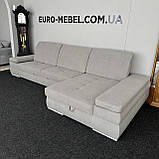 Розкладний диван, кутовий диван в тканині, фото 6