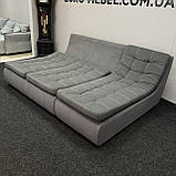 Розкладний диван з нішею в тканині пума, фото 4