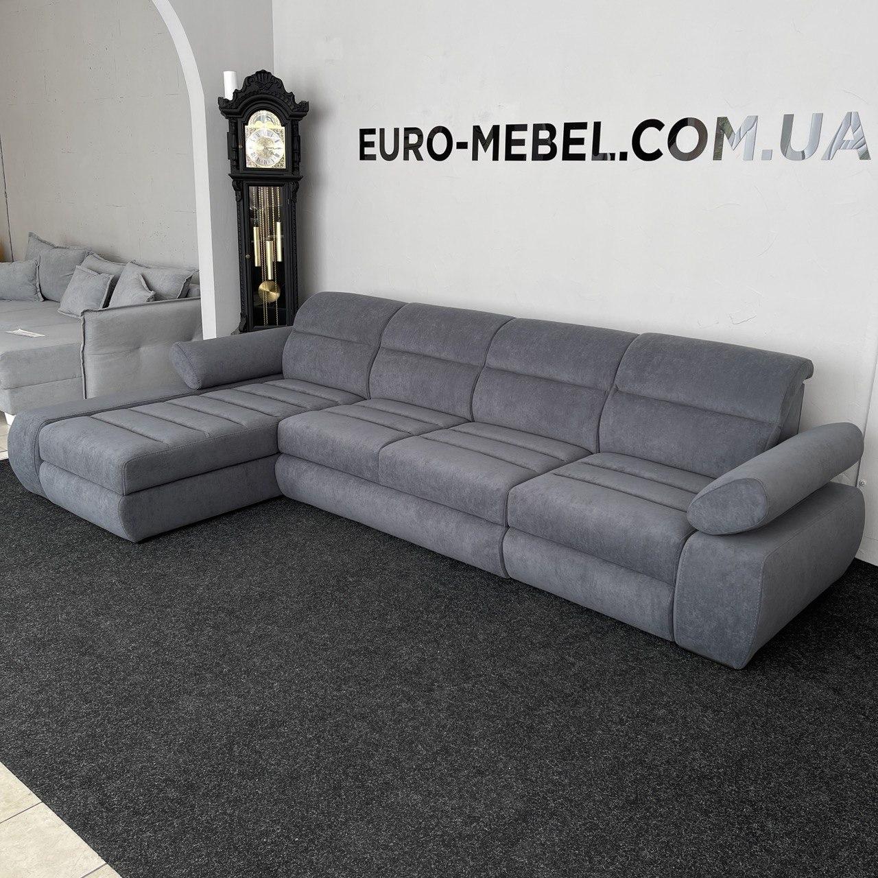 Кутовий новий диван графіт «Бестселер», фото 1