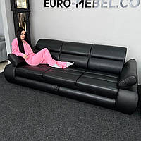 Шкіряний кутовий диван Бестселер