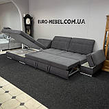 Кутовий розкладний диван в тканині купити, фото 5
