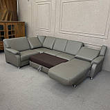 Шкіряний кутовий диван купити, фото 2