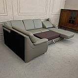 Шкіряний кутовий диван купити, фото 5