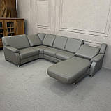 Шкіряний кутовий диван купити, фото 6