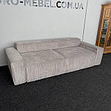 Прямий розкладний диван в тканині купити, фото 4