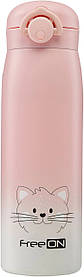 Термопляшка FreeON 480 мл, pink