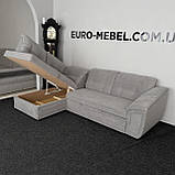 Розкладний диван в тканині кутовий купити, фото 4