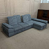 Новий розкладний диван дельфін в тканині велюр, фото 2