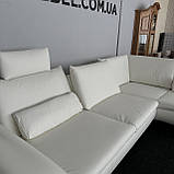 Новий диван шкіряний з пуфом Німеччина, фото 3