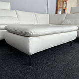 Новий диван шкіряний з пуфом Німеччина, фото 8