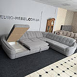 Великий кутовий новий диван в тканині, фото 6