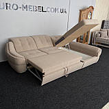 Розкладний диван з нішею г-родібної форми, фото 8