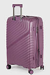 Велика пластикова валіза Three Birds 2024-17-17L фіолетова, фото 5