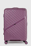 Велика пластикова валіза Three Birds 2024-17-17L фіолетова, фото 2