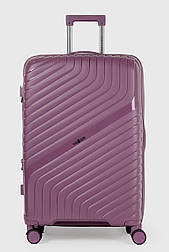 Велика пластикова валіза Three Birds 2024-17-17L фіолетова