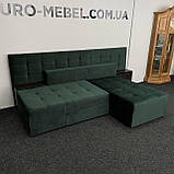 Диван-ліжко трансформер в тканині, модульний диван, фото 6