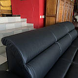 Шкіряний кутовий розкладний диван «Бестселер», фото 10