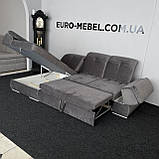 Тканинний кутовий диван дельфін, фото 9