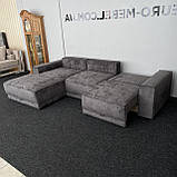 Розкладний диван в тканині єврокнижка, фото 4