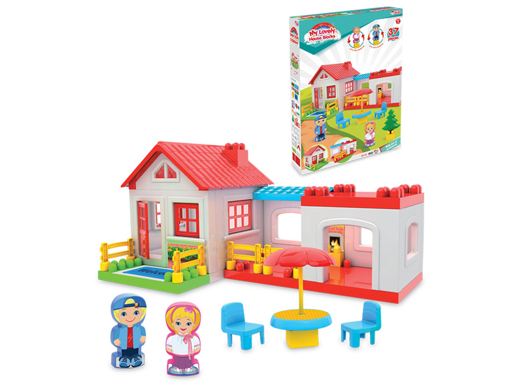 Конструктор Будиночок, 37 елементів, Dede 03135, фото 1