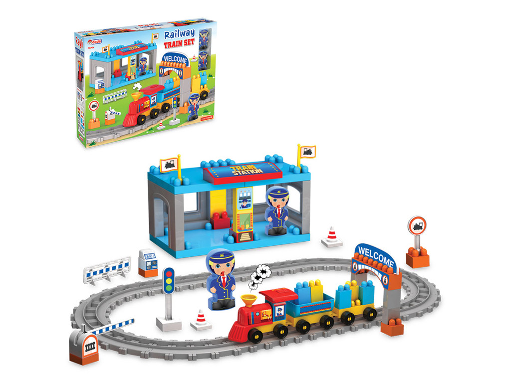 Конструктор Залізниця, 61 елемент, Dede 03258, фото 1