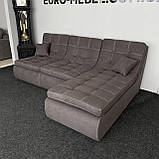Розкладний диван в тканині пума з нішею, фото 7