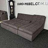Розкладний диван в тканині пума з нішею, фото 8