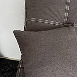 Розкладний диван в тканині пума з нішею, фото 9