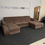 Диван п-подібної форми в тканині з Європи, фото 2