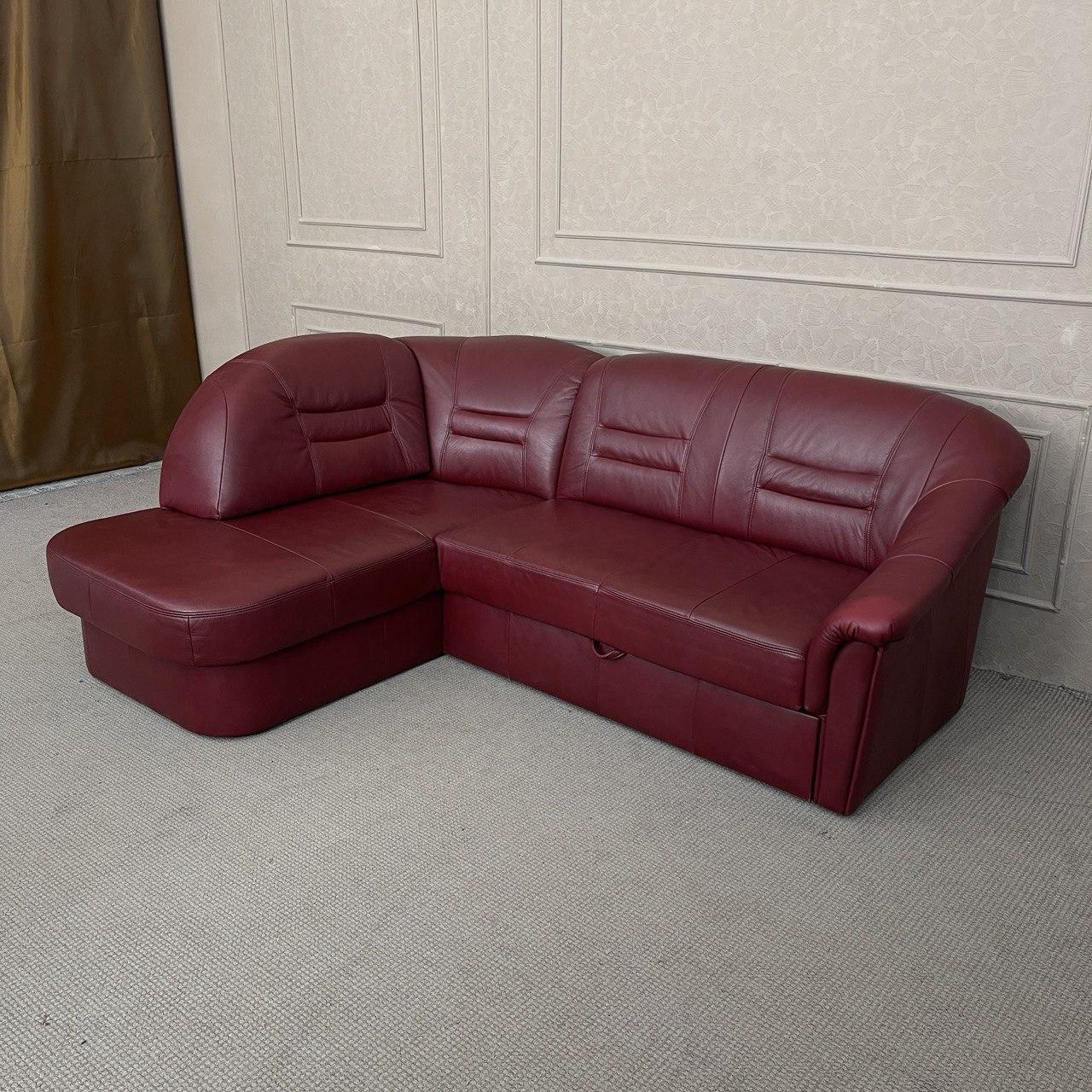 Диван з натуральної шкіри, фото 1