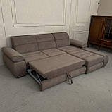 Тканинний кутовий новий диван, фото 2