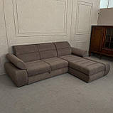 Тканинний кутовий новий диван, фото 3