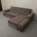 Тканинний кутовий новий диван, фото 6