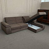 Тканинний кутовий новий диван, фото 8