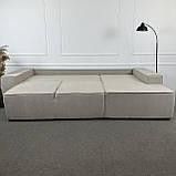 Кутовий новий диван в тканині єврокнижка, фото 3